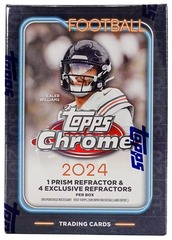 2024 Topps Chrome NFL Football BLASTER Box